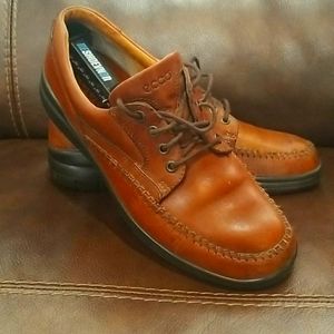 Ecco Seawalker Mens Brown Oxford Size 43 US 9-9.5